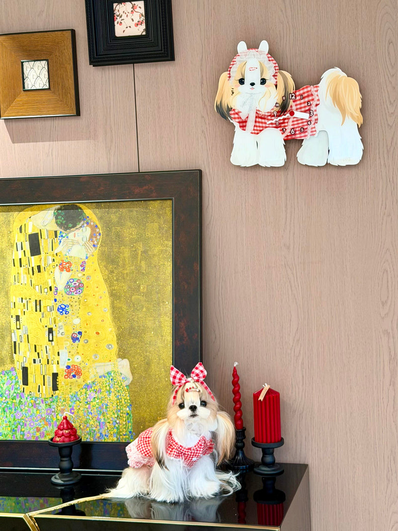 Custom Hand-Drawn Pet Pendulum Clock