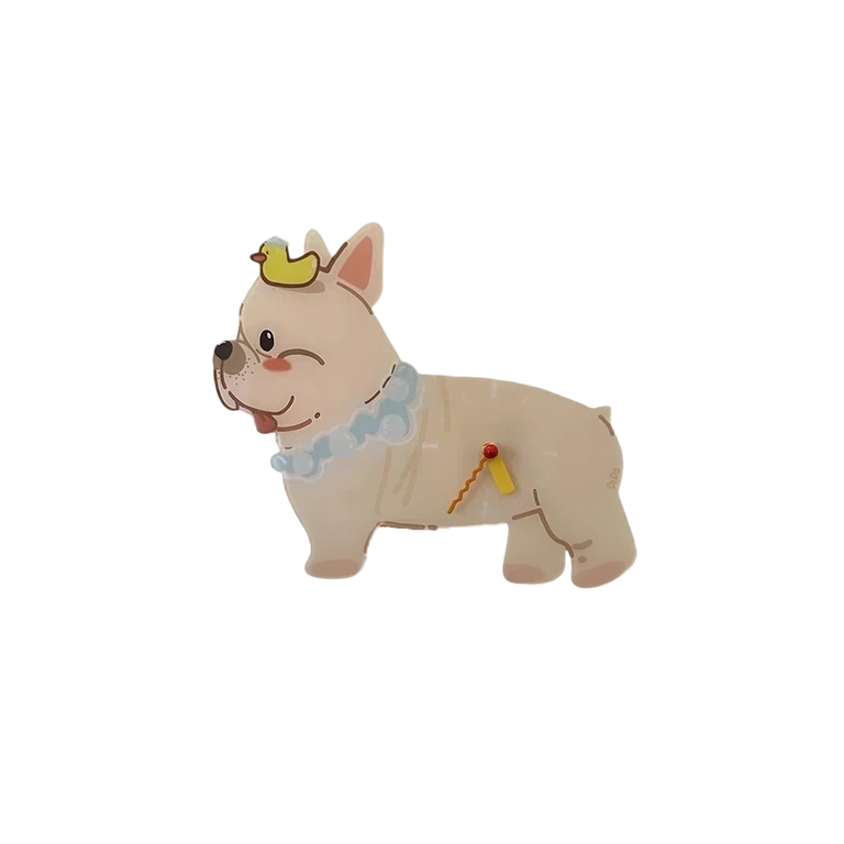 Custom dog clock